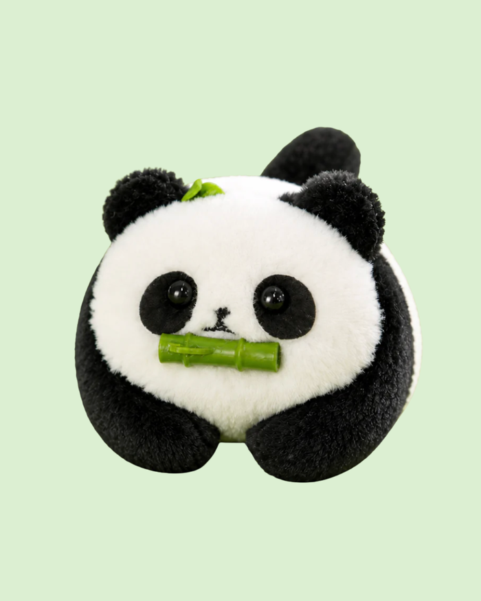 Wagging Tail Panda Toy Keychain