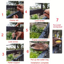 Clamp-On Balcony 2 in 1 Bird Feeder