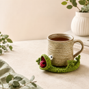 Tortoise Shape Crochet Table Coaster