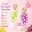 Candy Style Grape Keychain Charm