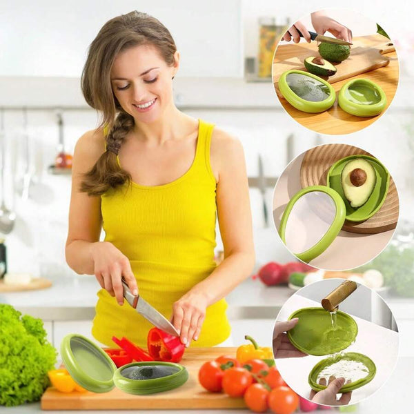 Silicon Fruit & Veggie Storage Containers (Pack of 2)