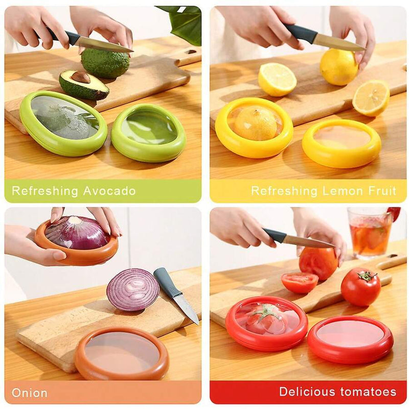 Silicon Fruit & Veggie Storage Containers (Pack of 2)