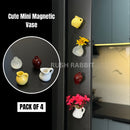 Cute Mini Flower Vase Fridge Magnets