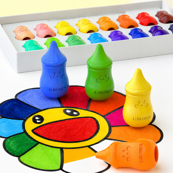 Cute Bottle Crayon Set