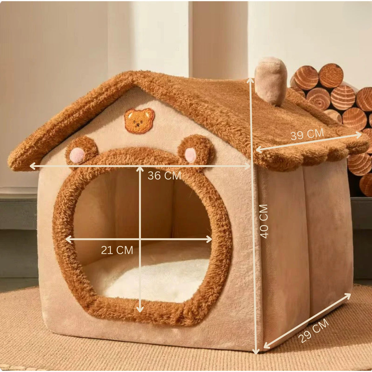Cozy Home Hut For Cats