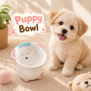 Tilted Ceramic Pet Bowl