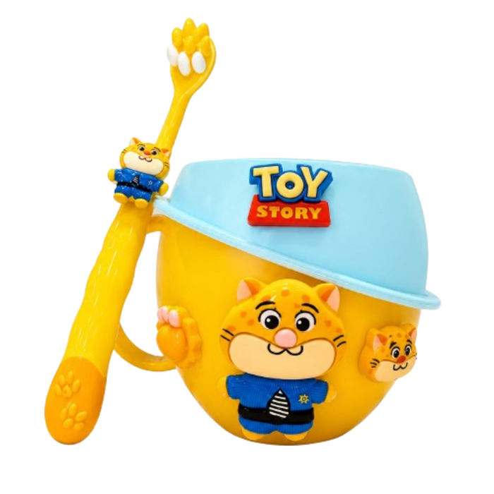 Zootopia Cartoon ToothBrush & Cup