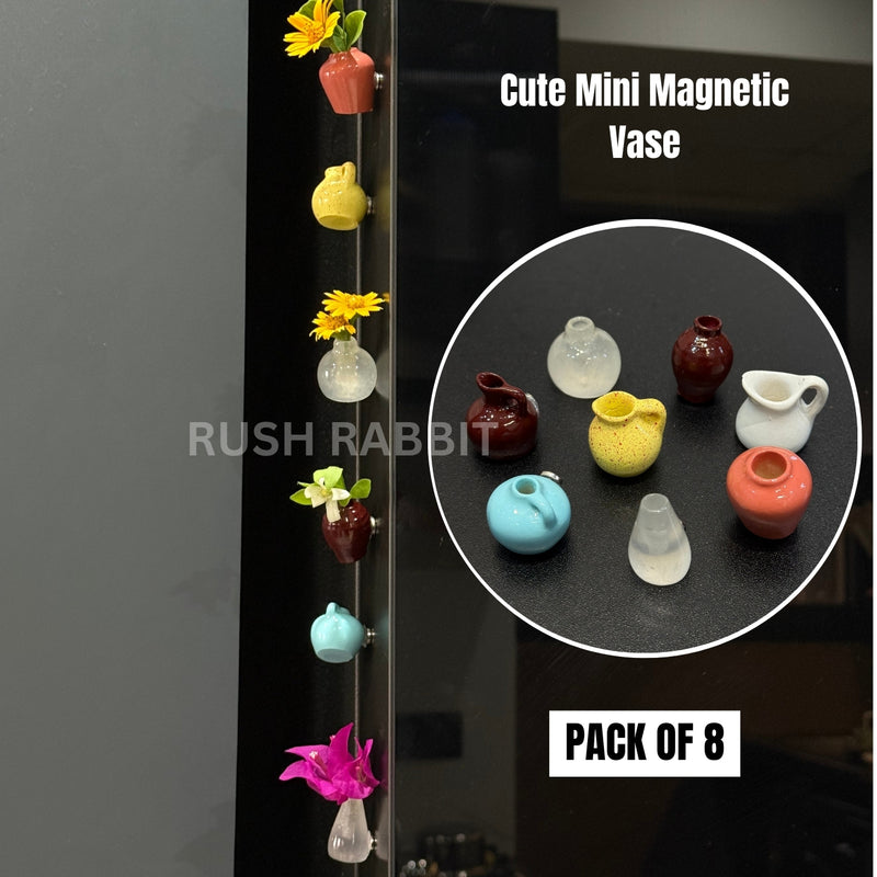 Cute Mini Flower Vase Fridge Magnets
