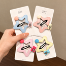 Cute Star Teddy Hair Clip