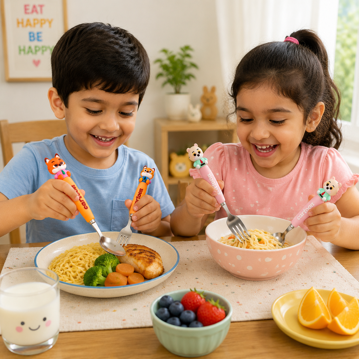 Cute Kids Cutlery Box