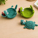 Tortoise Shape Crochet Table Coaster