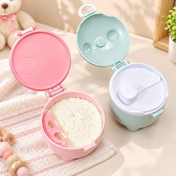 Cute Pastel Baby Feeding Jar