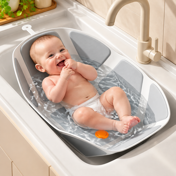Foldable Newborn Baby Bathtub