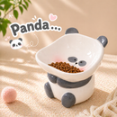 Tilted Ceramic Pet Bowl