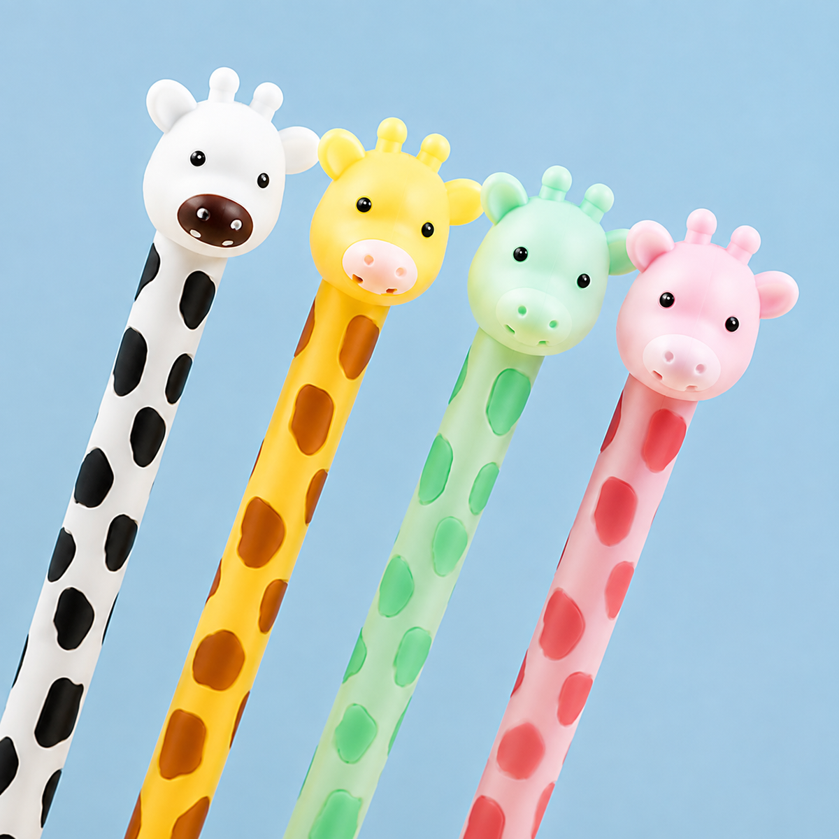 Cute Giraffe Cartoon Pen Set