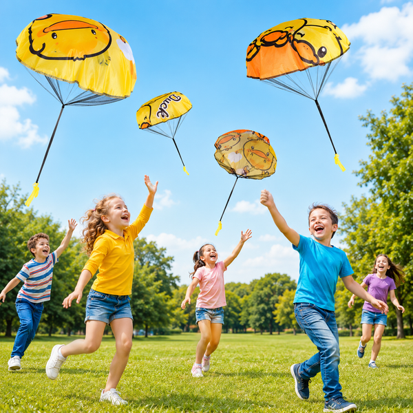 Throw & Fly Parachute Kids Toy