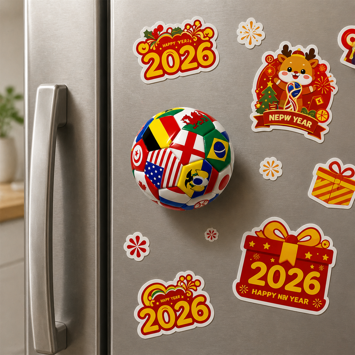 Cute Football Decorative Magnets