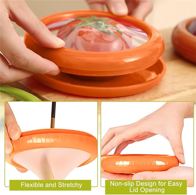 Silicon Fruit & Veggie Storage Containers (Pack of 2)