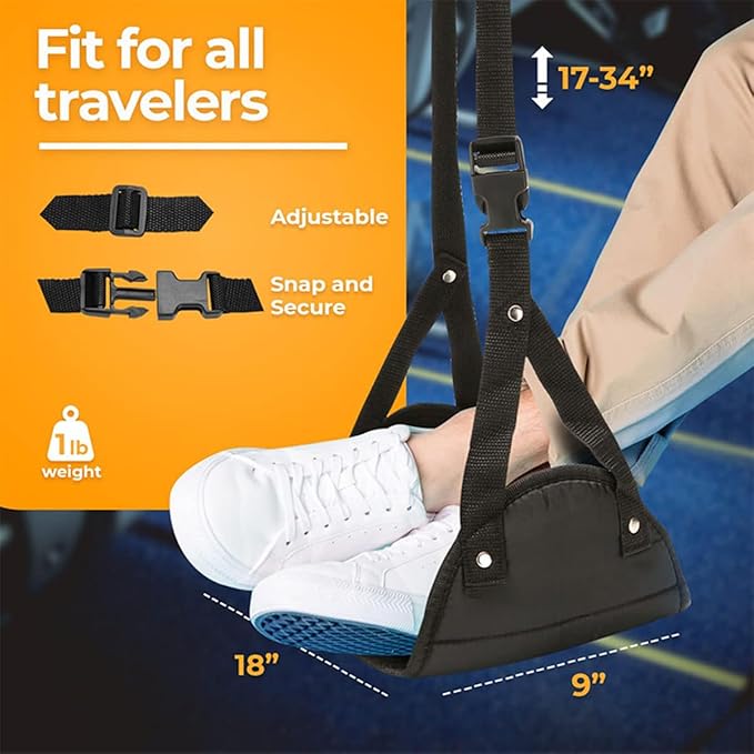 RelaxGo Desk to Flight Foot Rest Hammock