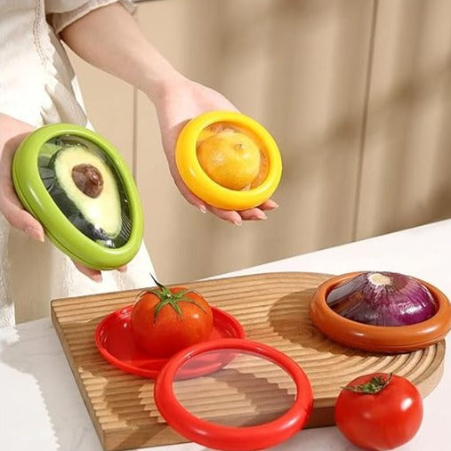 Silicon Fruit & Veggie Storage Containers (Pack of 2)
