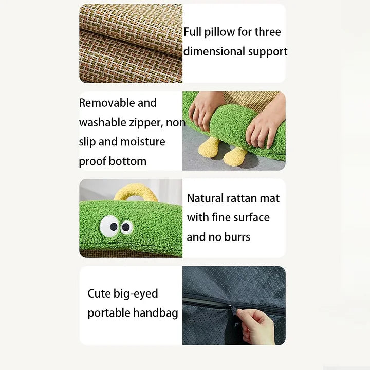 Cozy Comfort Rattan Pet Bed
