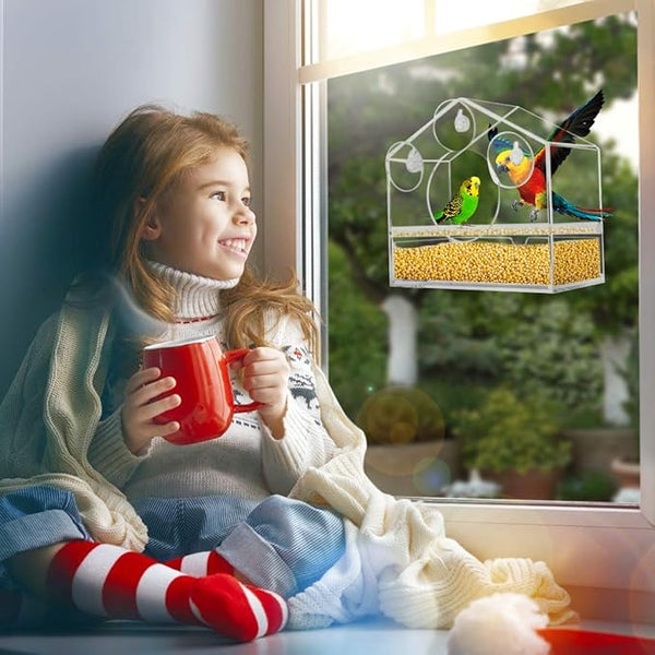 ClearView Joyful Outdoor Bird Feeding Nest