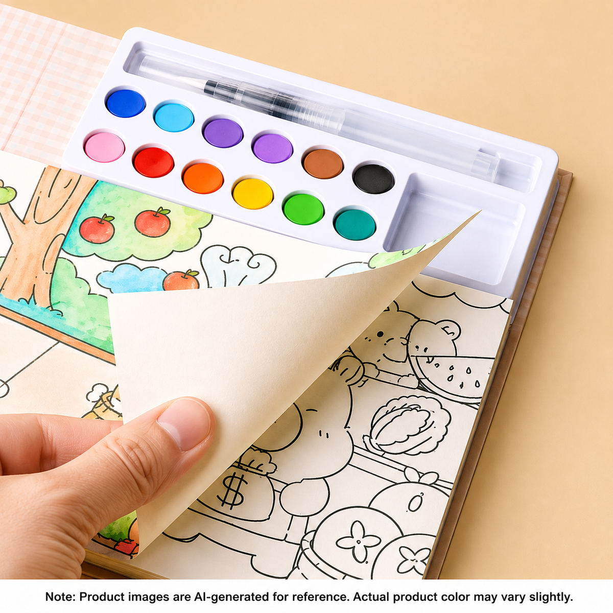 Kids Panda Painting Activity Book