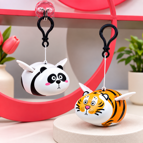 Flapping Wings Animal Keychain