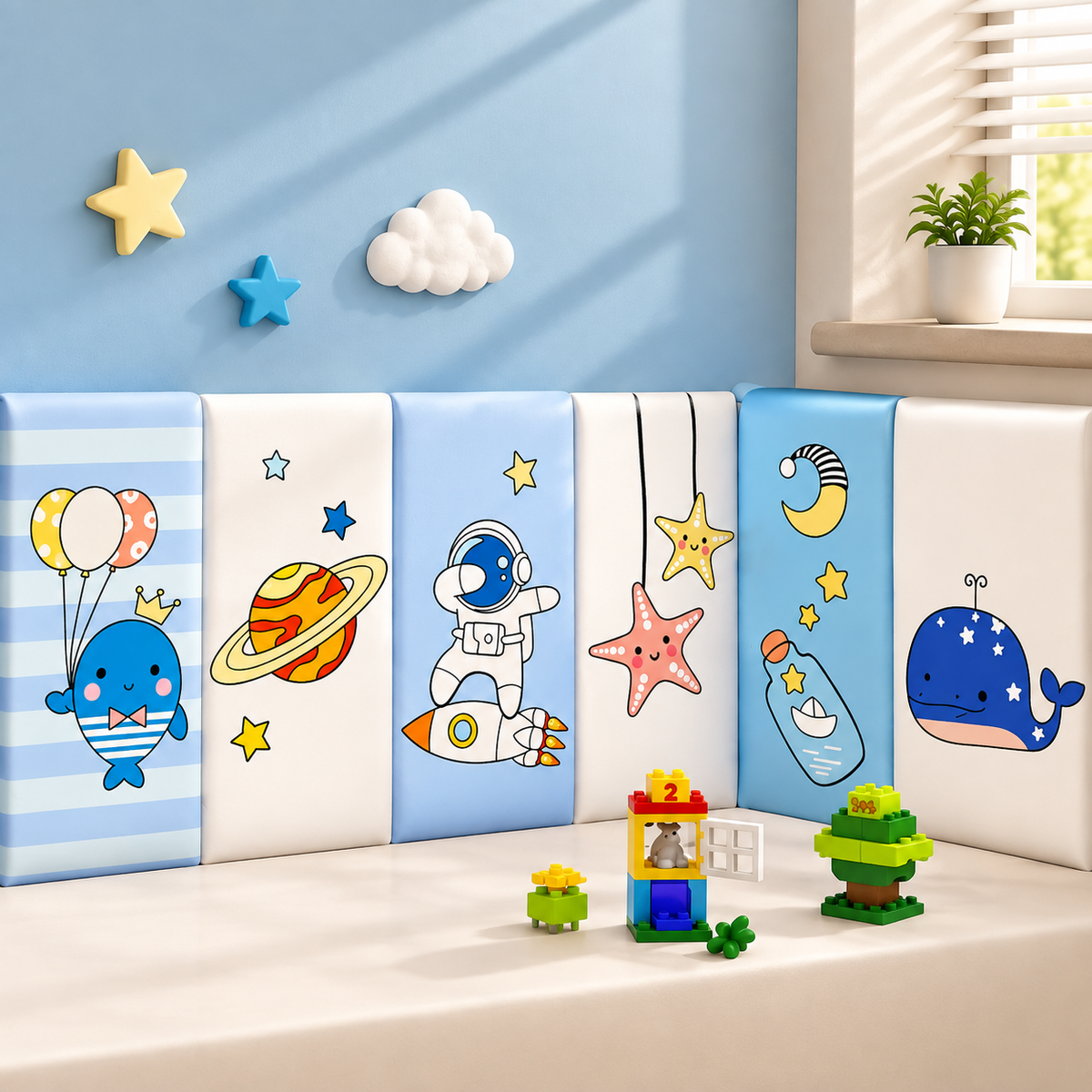 Kids Safety Wall & Headboard Cushion