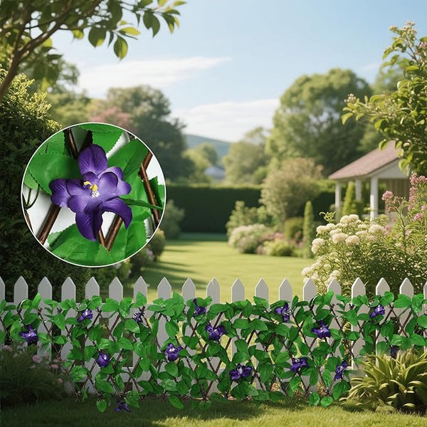 Expandable Outdoor Decorative Fence