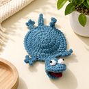 Tortoise Shape Crochet Table Coaster
