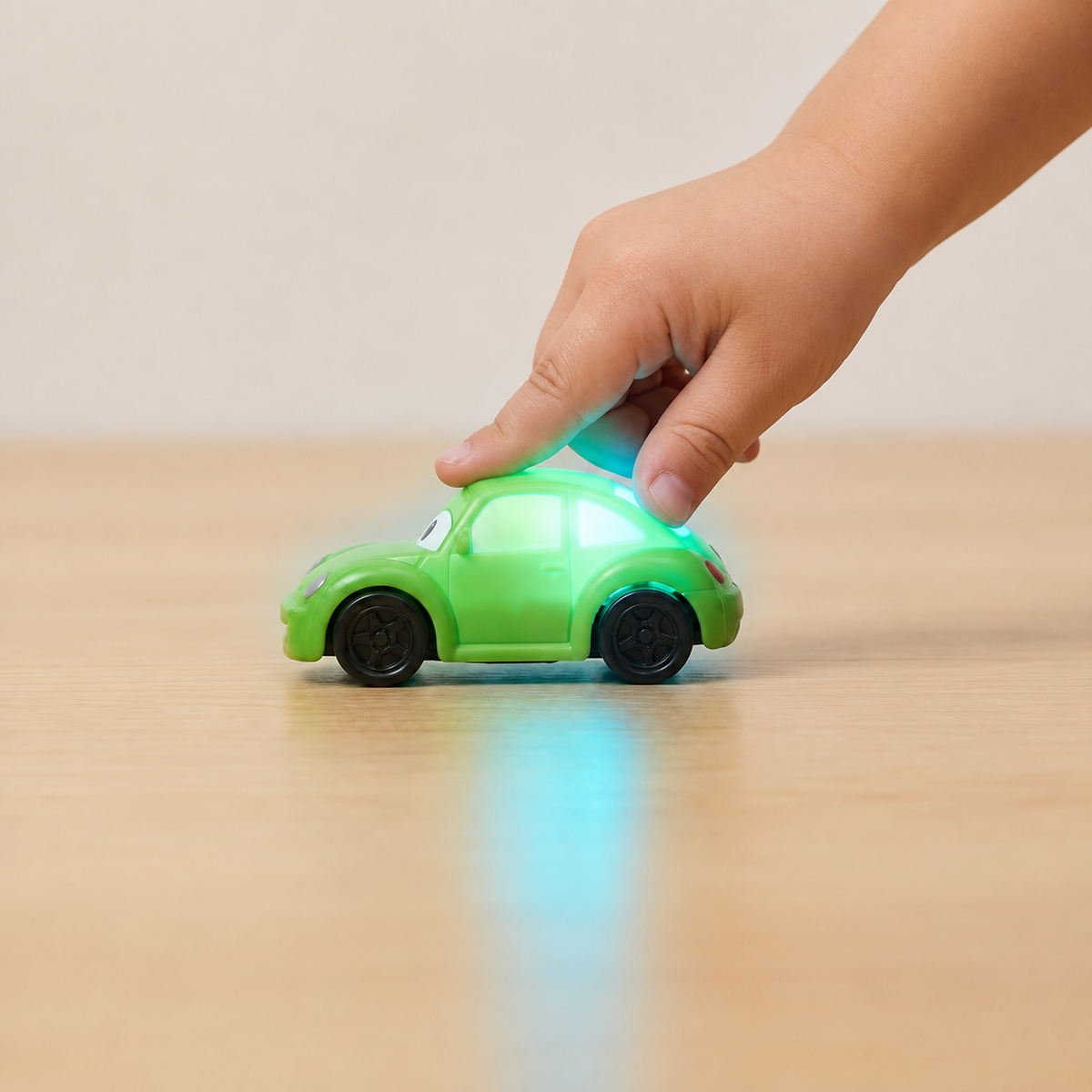 Press & Glow Colorful Mini Car