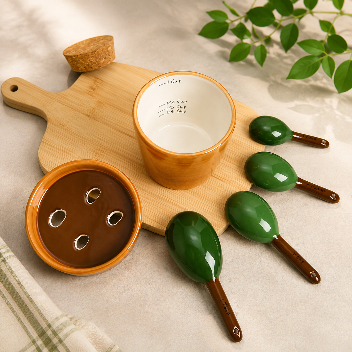 Cute Cactus Measuring Tool Set