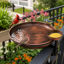 Clamp-On Balcony 2 in 1 Bird Feeder