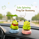 Cute Spinning Frog Car Accessory