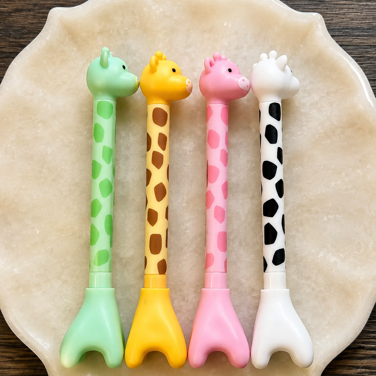 Cute Giraffe Cartoon Pen Set