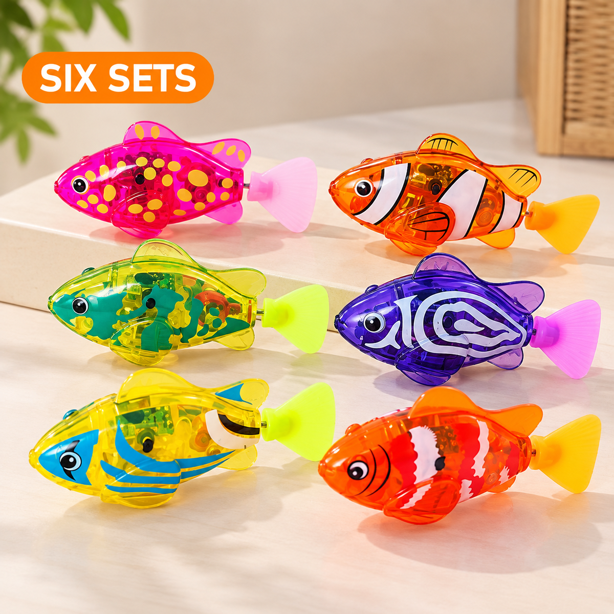 Aqua Robotic LED Swimming Fish Toy