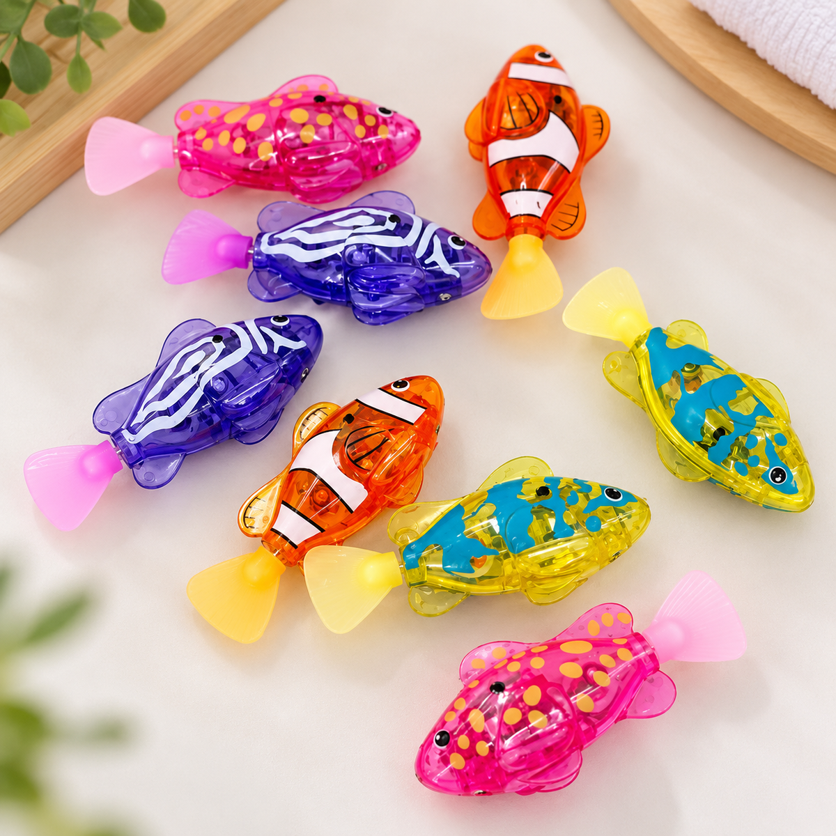 Aqua Robotic LED Swimming Fish Toy