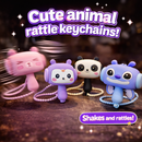 Cute Capybara Sound Hammer Keychain