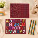Kids Alphabet Silicone Activity Board