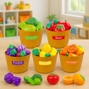 Kids Educational Fruit & Veg Sorting Set