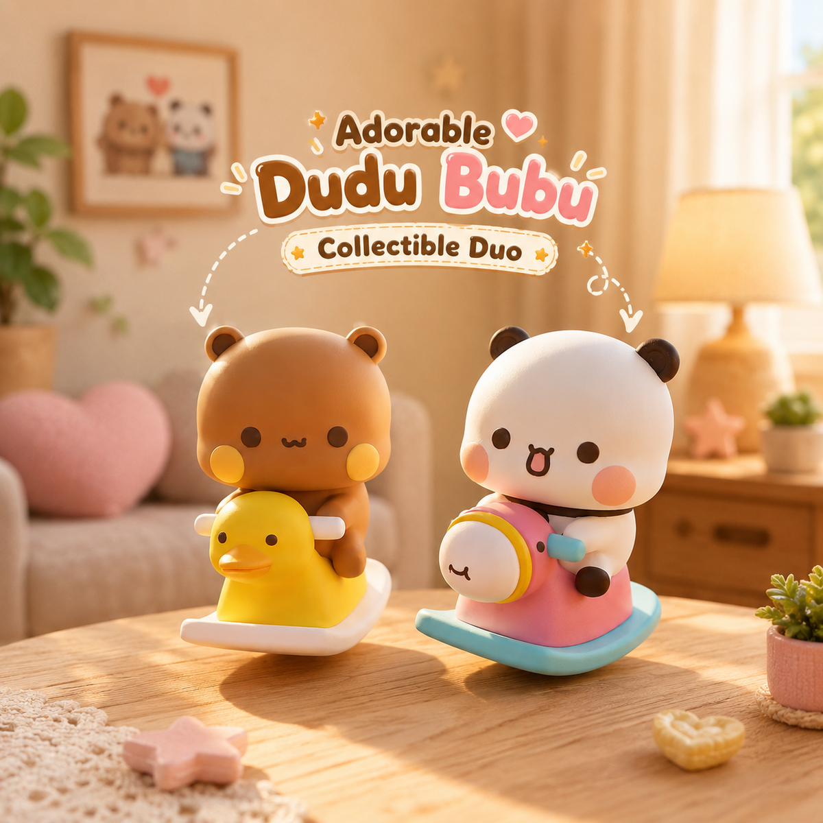 Adorable Dudu Bubu Collectible Duo