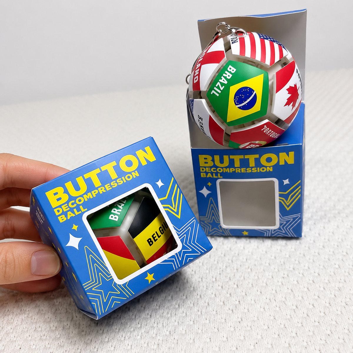 FIFA Football Glow Charm Keychain