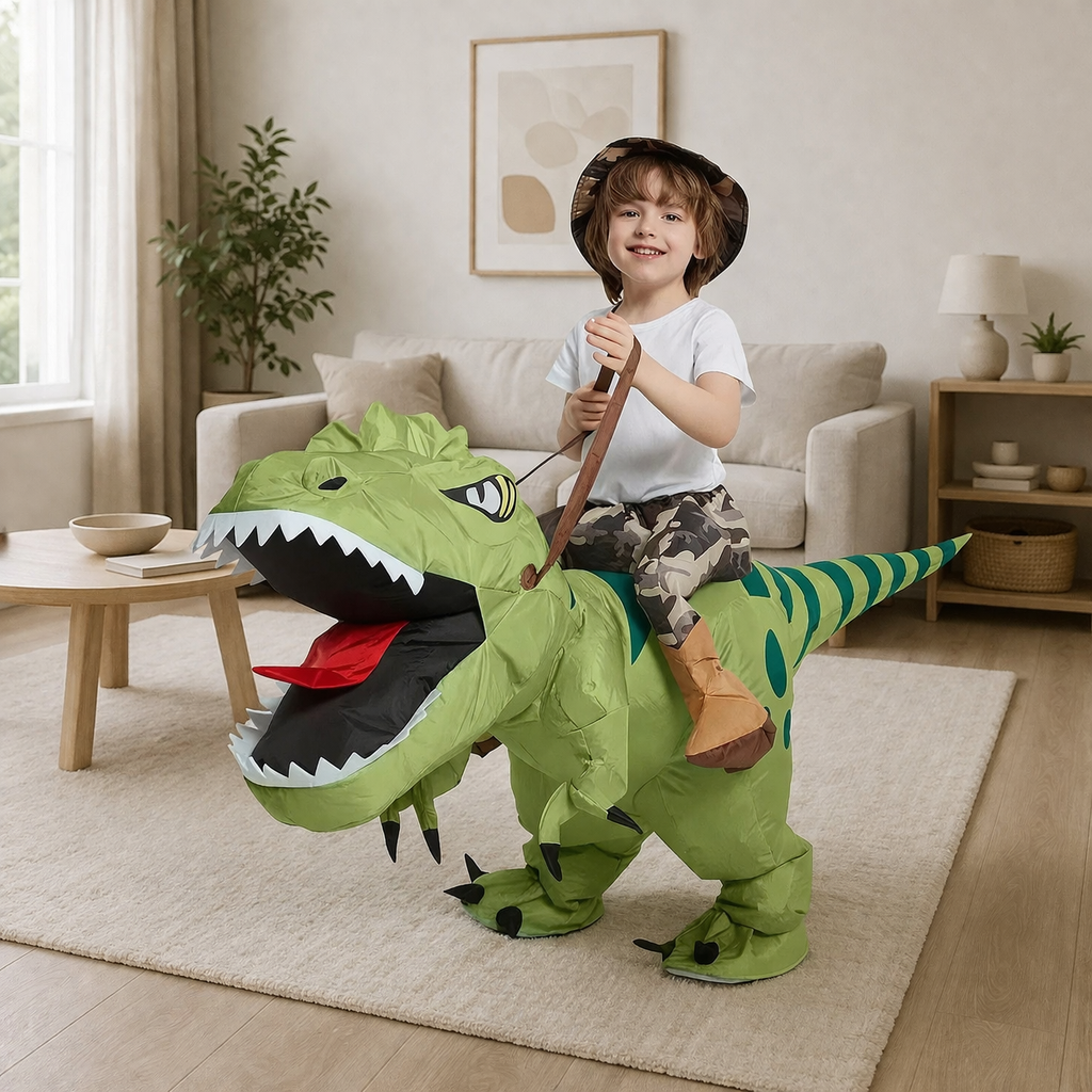 Dinosaur Inflatable Suit For kids (Kid Height - 80 cm to 120 cm)