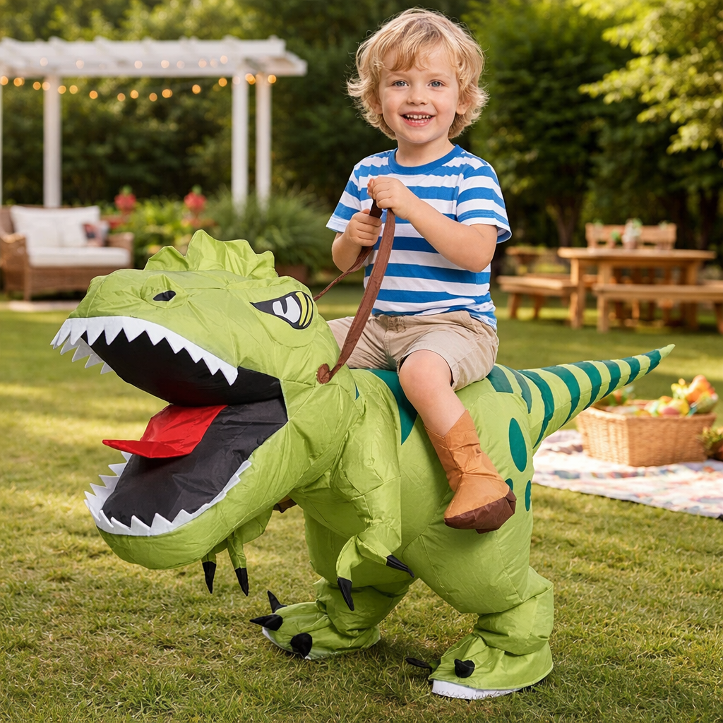 Dinosaur Inflatable Suit For kids (Kid Height - 80 cm to 120 cm)