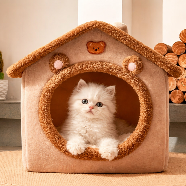 Cozy Home Hut For Cats