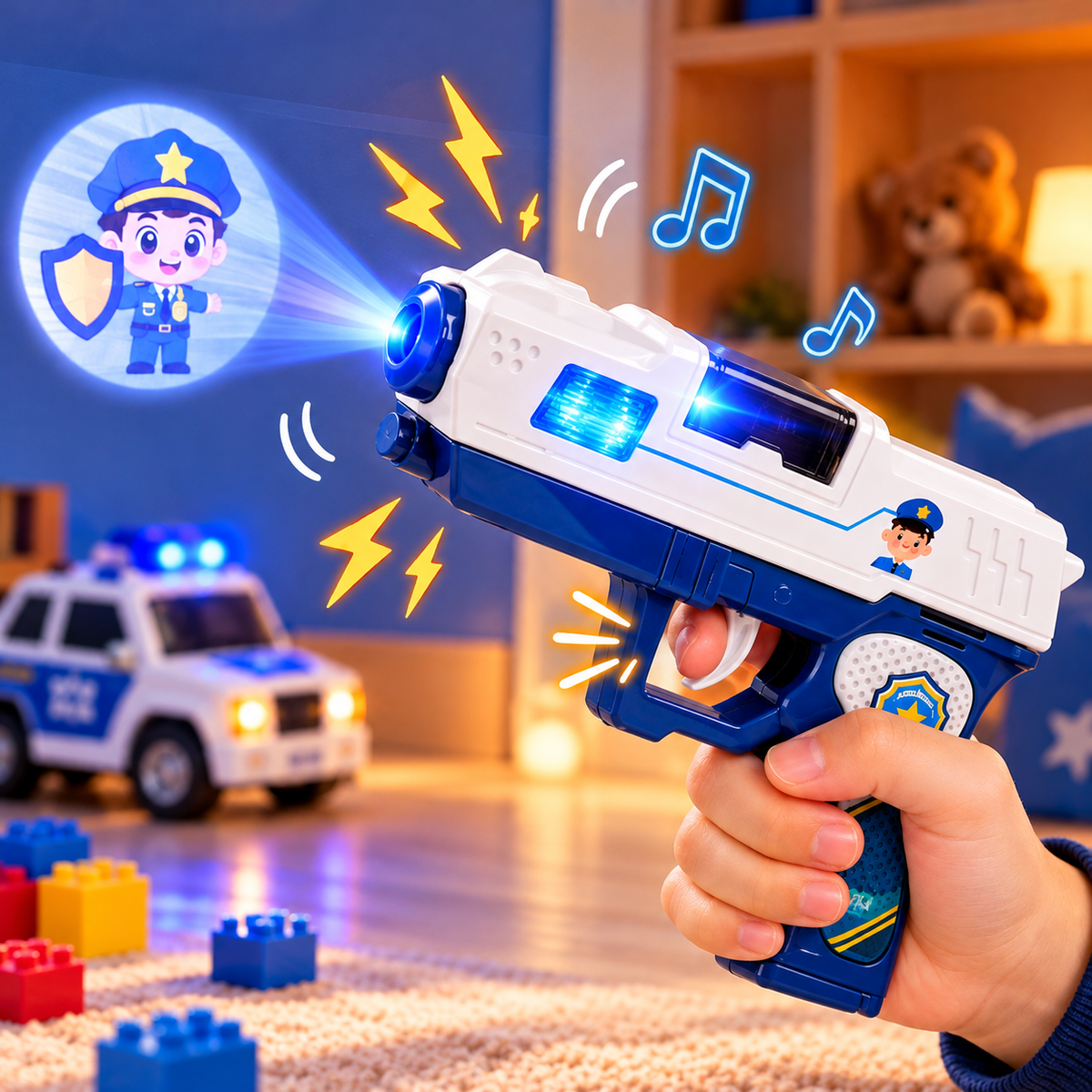 Cop Star Projector Gun