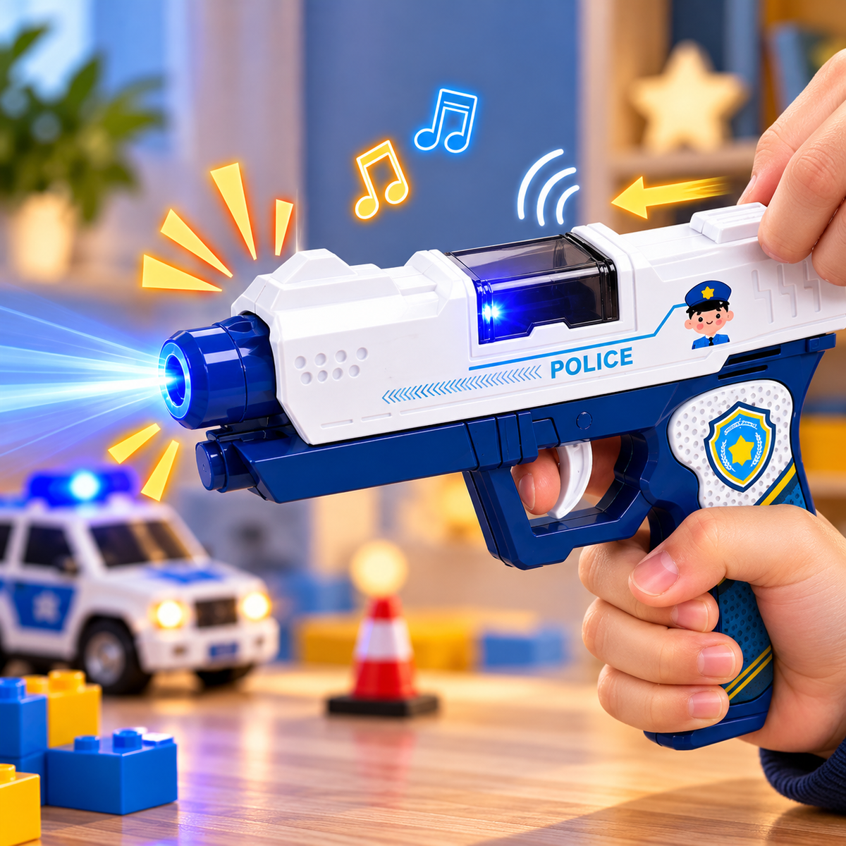 Cop Star Projector Gun