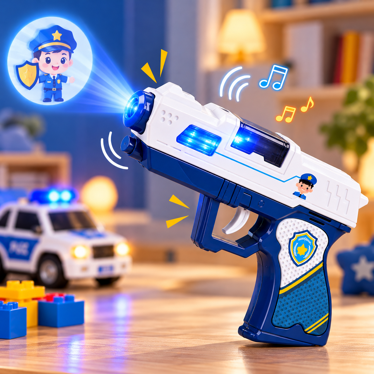 Cop Star Projector Gun