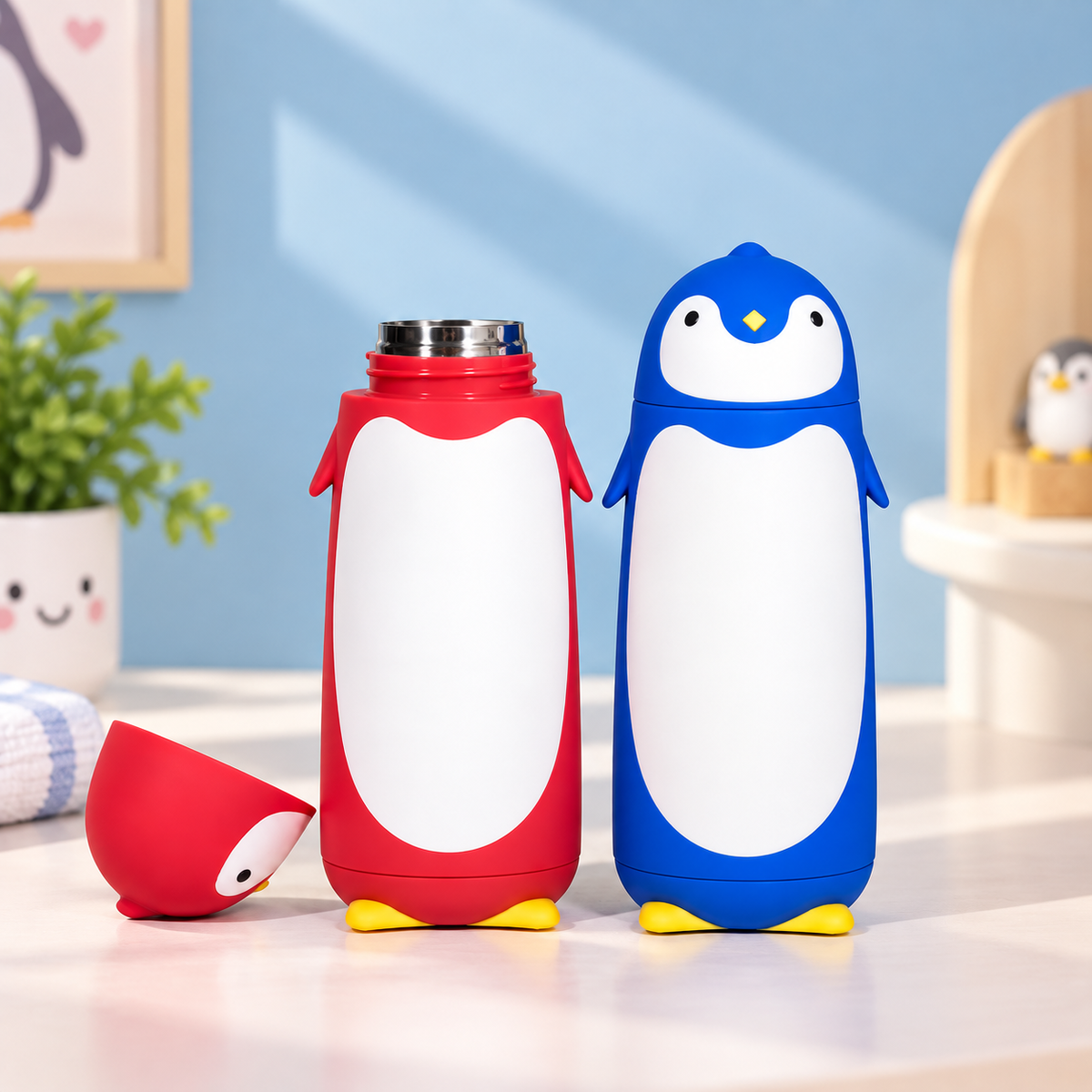 Cute Penguin Insulated Thermos Cup